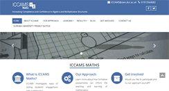 Desktop Screenshot of iccams-maths.org