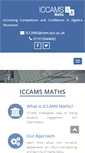 Mobile Screenshot of iccams-maths.org